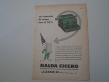 Advertising pubblicità 1957 usato  Salerno