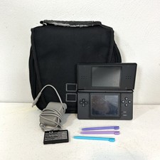 Nintendo DS Lite Preto INCLUI 3 STYLUS, CARREGADOR, bateria adicional, estojo comprar usado  Enviando para Brazil