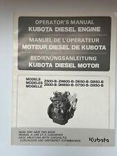 Kubota bedienungsanleitung die gebraucht kaufen  Wanzleben