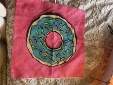 Donut design cushion for sale  SLOUGH