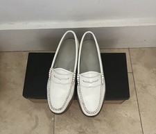 Bass weejuns white for sale  CAMBERLEY