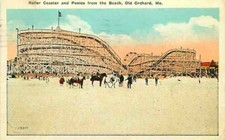 Postcard roller coaster for sale  Saint Joseph
