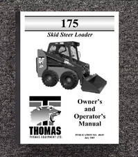 175 minicarregadeira trator proprietário operador manual de manutenção Thomas 175 comprar usado  Enviando para Brazil