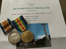 Ww1 medal pair for sale  BURNTWOOD