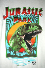 Camiseta Jurrasic Park Vintage Anos 90 XL Ponto Único Dinossauro Filme Graal Rara comprar usado  Enviando para Brazil