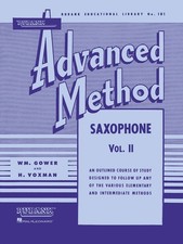 Rubank Advanced Method – H. Voxman and Wm. Gower | Saxophone Vol. 2 Sheet ... comprar usado  Enviando para Brazil