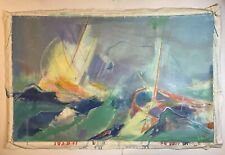 Grande peinture abstraite d'occasion  Saint-Nazaire