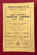 1923 wisden softback for sale  HIGH PEAK