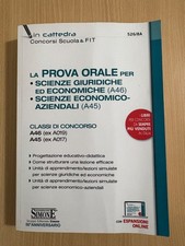 Concorso scienze giuridiche usato  Siena