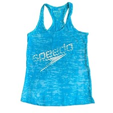Camiseta Speedo Azul y Blanco Transparente Corredor Espalda Entrenamiento Yoga Correr Ejercicio Talla S segunda mano  Embacar hacia Mexico