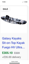 Kayak grey camo for sale  HAVANT