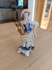 Porzellanfigur dame amphore gebraucht kaufen  Burglengenfeld