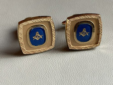 Masonic cufflinks vintage for sale  HORLEY