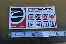 RIP CURL Future Evolution Camping Surfboards Vintage Surf ADESIVO Folha comprar usado  Enviando para Brazil