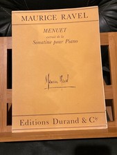 Maurice ravel menuet d'occasion  Rennes