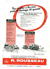 Publicité ancienne presses d'occasion  France