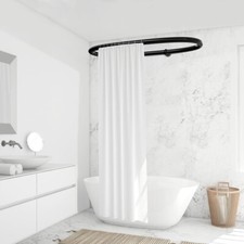 Oval shower curtain for sale  San Diego