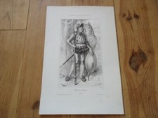 Rare litho militaria d'occasion  Einville-au-Jard