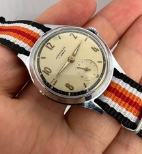 RELÓGIO MASCULINO MILITAR VINTAGE JUNGHANS BULLSEYE "MAX BILL ""93 ALEMANHA, usado comprar usado  Enviando para Brazil