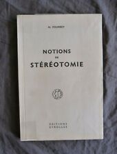 Fourrey notions stéréotomie d'occasion  Amélie-les-Bains-Palalda