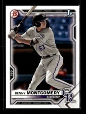 Lote de 5 cartas 2021 Bowman Draft Paper Benny Montgomery Colorado Rockies 1º #BD-84 comprar usado  Enviando para Brazil