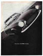Fiat 124 Spider Car Print Ad Retro 1960 Era Espacial Homem Caverna Decoração Original 1968, usado comprar usado  Enviando para Brazil