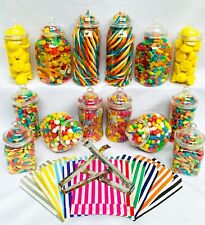 Plastic sweet jars for sale  Shipping to Ireland