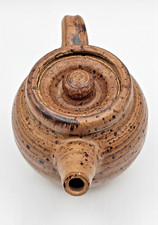 Teapot stoneware brown for sale  Capitola