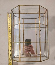 Vintage brass glass for sale  Pittsboro