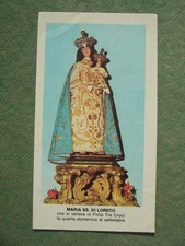 Usado, SANTINO ORIGINALE CALABRIA MARIA SS. DI LORETO VENERATA A POLIA TRE CROCI VIBO comprar usado  Enviando para Brazil