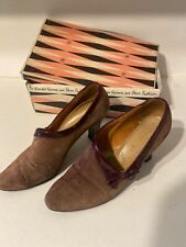 Vintage shoes burgundy for sale  FROME