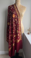 Maroon red pashmina for sale  SALISBURY