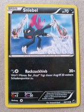 Pokémonkarte sniebel 116 gebraucht kaufen  Heide