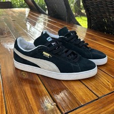 Tênis Puma Classic camurça ecológica preto e branco camurça 352634-03 tamanho 10, usado comprar usado  Enviando para Brazil