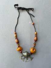 Collier perles bois d'occasion  Artigues-près-Bordeaux
