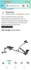 Sunny health fitness for sale  Carson