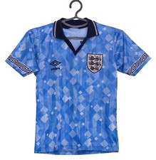 CAMISA DE FUTEBOL INGLATERRA 1990/1992 TERCEIRA CAMISA UMBRO TAMANHO S MENINOS comprar usado  Enviando para Brazil