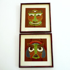 Framed pair masks for sale  Pewaukee