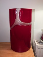 Large red vase for sale  MERTHYR TYDFIL