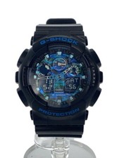 CASIO G-SHOCK GA-100CB-1AJF Czarny/Niebieski kwarcowy cyfrowy zegarek analogowy z żywicy na sprzedaż  Wysyłka do Poland