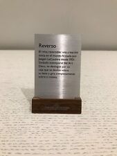 Platte Reverse Jaeger Le-Coultre Reverso Plakette - Aluminum - Uhren comprar usado  Enviando para Brazil