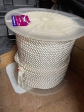 White nylon rope for sale  BANGOR