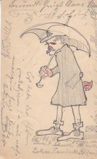 Cpa fantaisie dessin d'occasion  France
