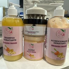 Linha de cuidados com os cabelos Natural Growth", brilho excepcional e nutrição profunda. 4 degraus comprar usado  Enviando para Brazil
