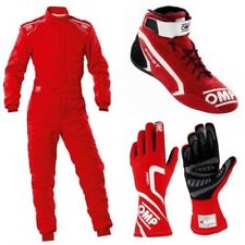 OMP Traje de Carreras de Kart, (Guantes Gratis) y Conjunto de Zapatos Aprobado CIK/FIA Nivel 2. segunda mano  Embacar hacia Mexico