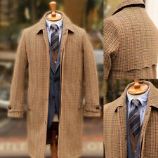 Casaco smoking masculino Houndstooth jaqueta entalhe lapela peito único blazer comprar usado  Enviando para Brazil