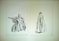 Gravure femme accordant d'occasion  France