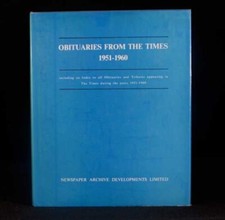 1975-1979 3Vol Obituaries from The Times 1951-1975 Frank C. Roberts segunda mano  Embacar hacia Mexico