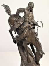 Frederic Remington The Mountain Man" década de 1970 edição limitada escultura de bronze 27cm comprar usado  Enviando para Brazil