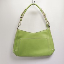 Bolsa satchel vintage baixo S verde brilhante forrada de couro sintético bolsa comprar usado  Enviando para Brazil